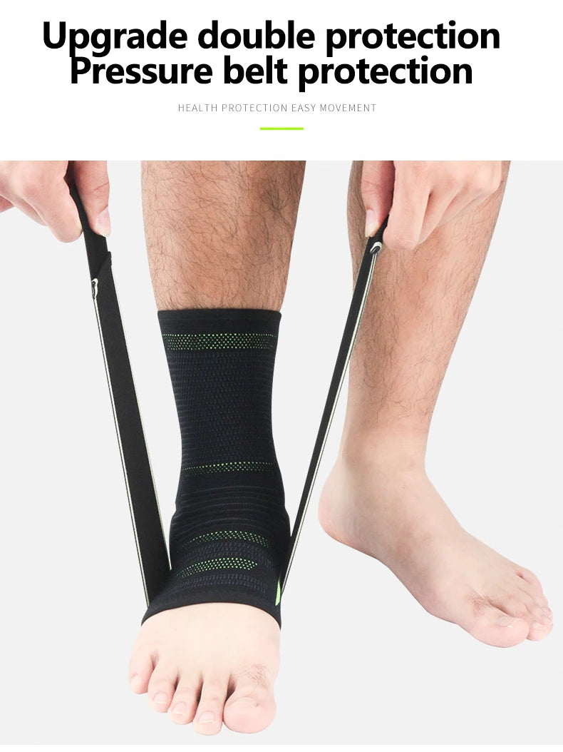 1 PCS Protective Football Ankle Support Basketball Ankle Brace Compression Nylon Strap Belt Protector