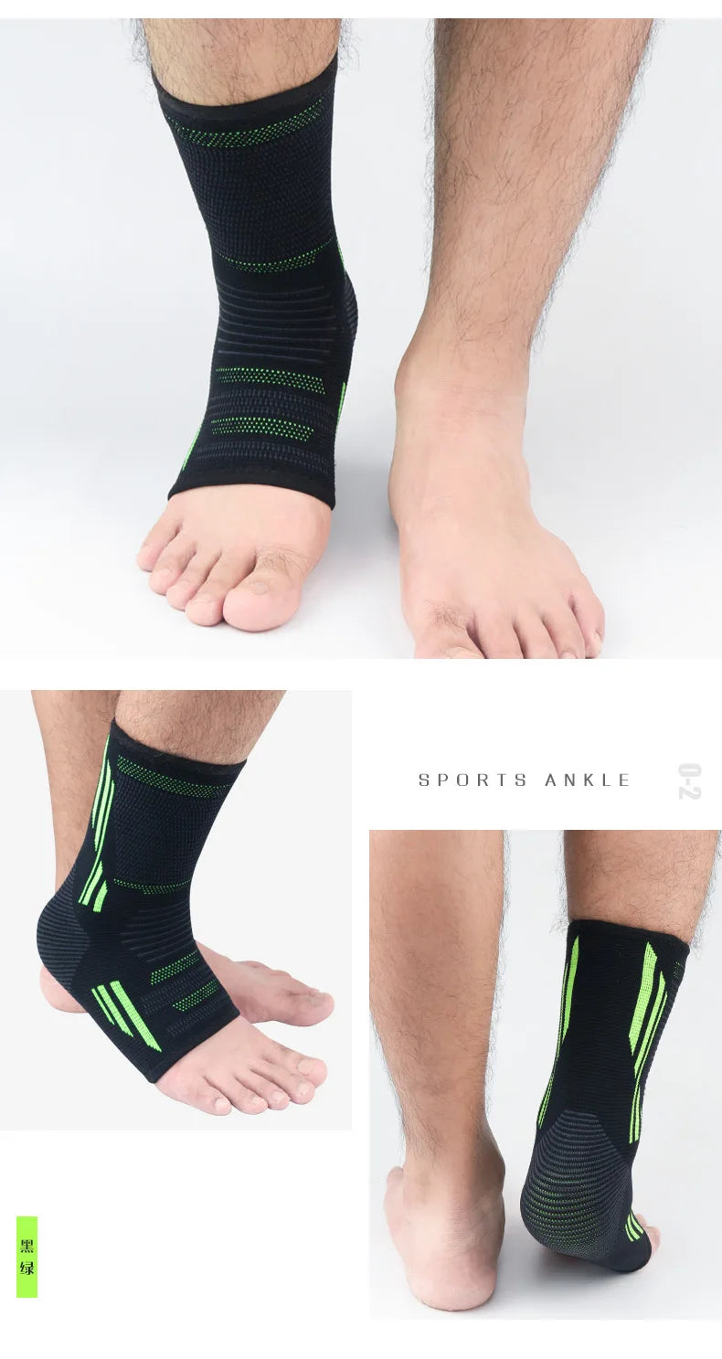 1 PCS Protective Football Ankle Support Basketball Ankle Brace Compression Nylon Strap Belt Protector
