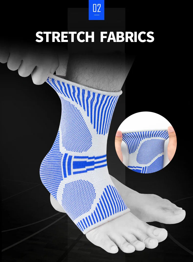 1 PCS Protective Football Ankle Support Basketball Ankle Brace Compression Nylon Strap Belt Protector