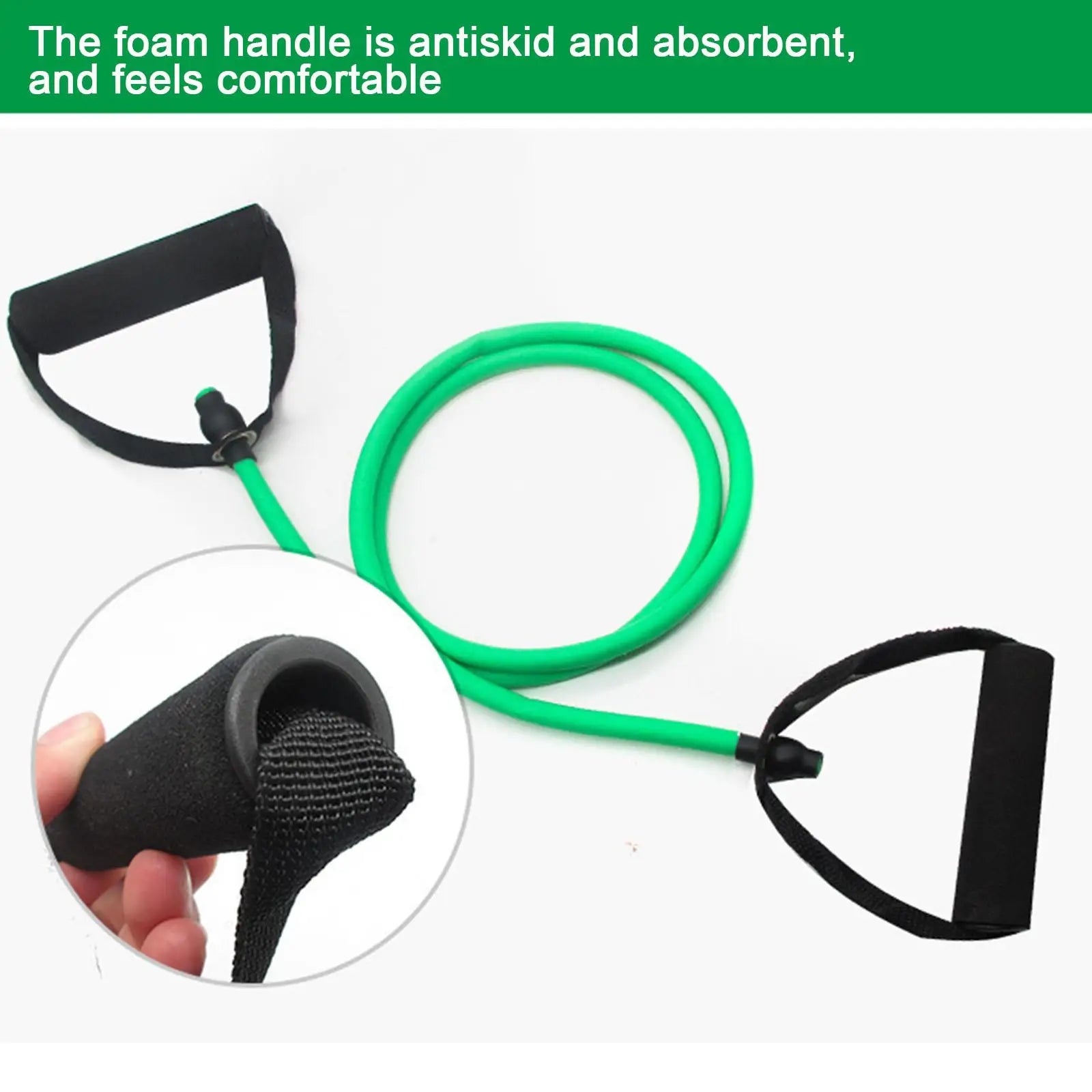 5 Levels Resistance Bands With Handles Yoga Pull Rope Elastic Fitness Exercise Tube Band For Home Workouts Strength Training New