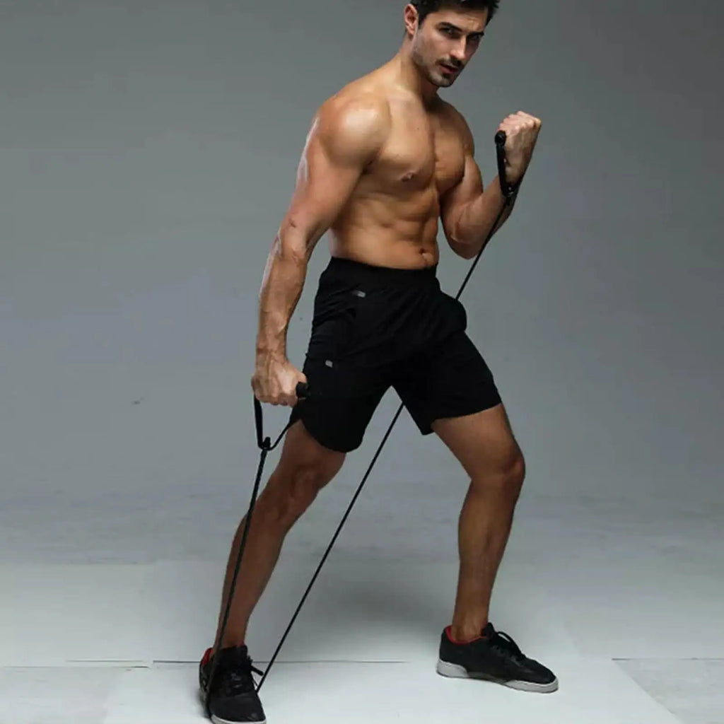 5 Levels Resistance Bands With Handles Yoga Pull Rope Elastic Fitness Exercise Tube Band For Home Workouts Strength Training New