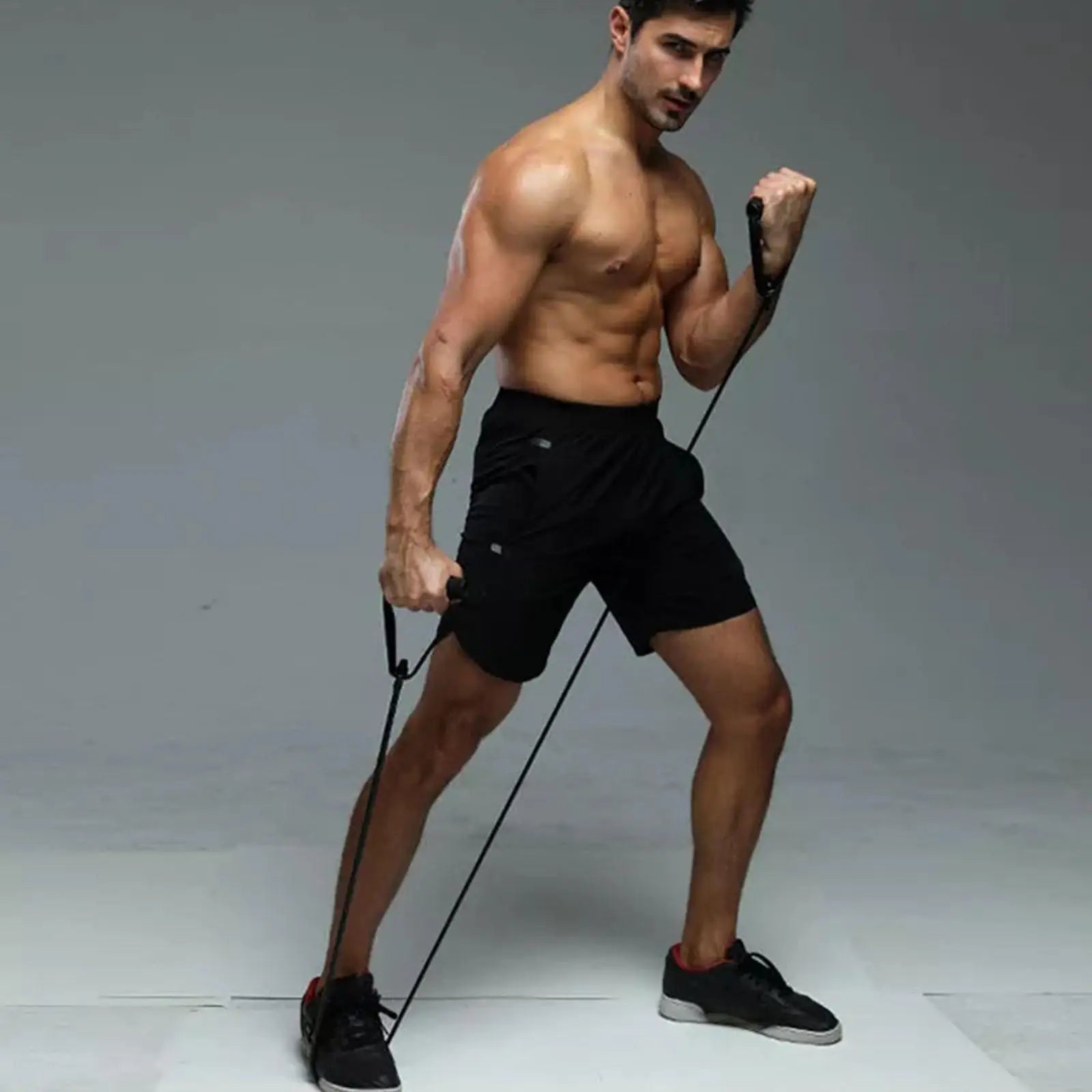 5 Levels Resistance Bands With Handles Yoga Pull Rope Elastic Fitness Exercise Tube Band For Home Workouts Strength Training New