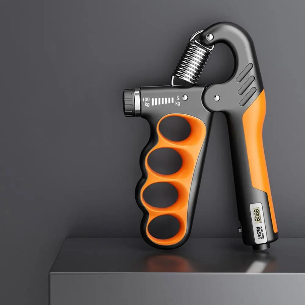 5-100Kg Adjustable Grip Strength Trainer Digital Display Automatic Counting Hand Grip Strengthener Non-Slip Strength Expander