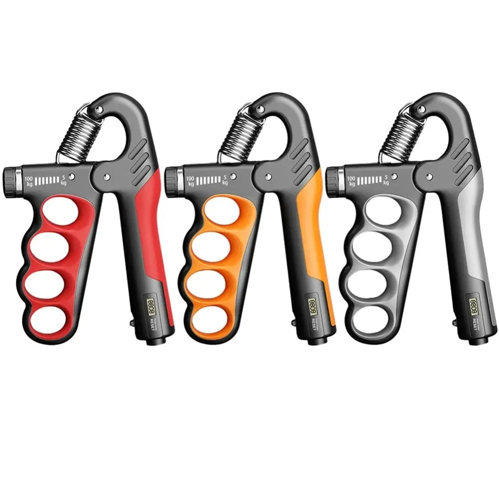 5-100Kg Adjustable Grip Strength Trainer Digital Display Automatic Counting Hand Grip Strengthener Non-Slip Strength Expander