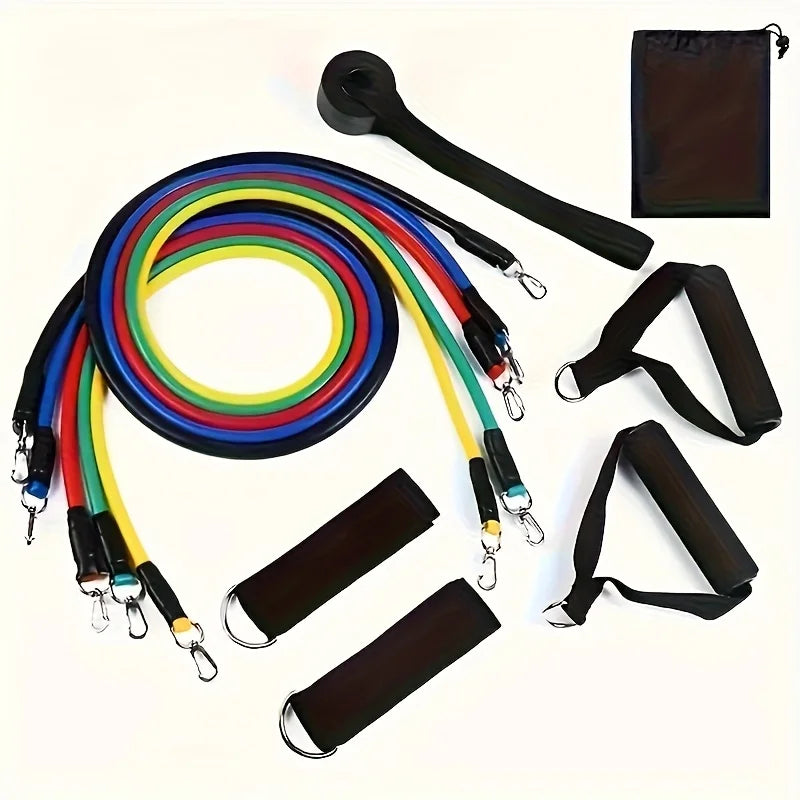 1set 11pcs Full-Body Training System | Progressive Tension Design for Strength/Yoga/Pilates - Complete Accessory Bundle