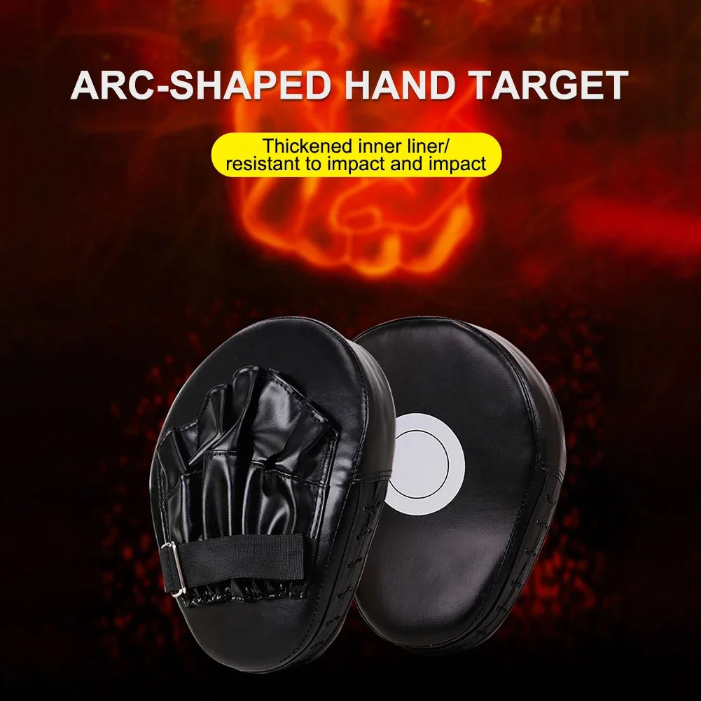 2/1PCS Kick Boxing Gloves Pad Punch Target Bag PU Muay Thai Free Fight Sanda Training Adults Kids Boxing Training Gloves