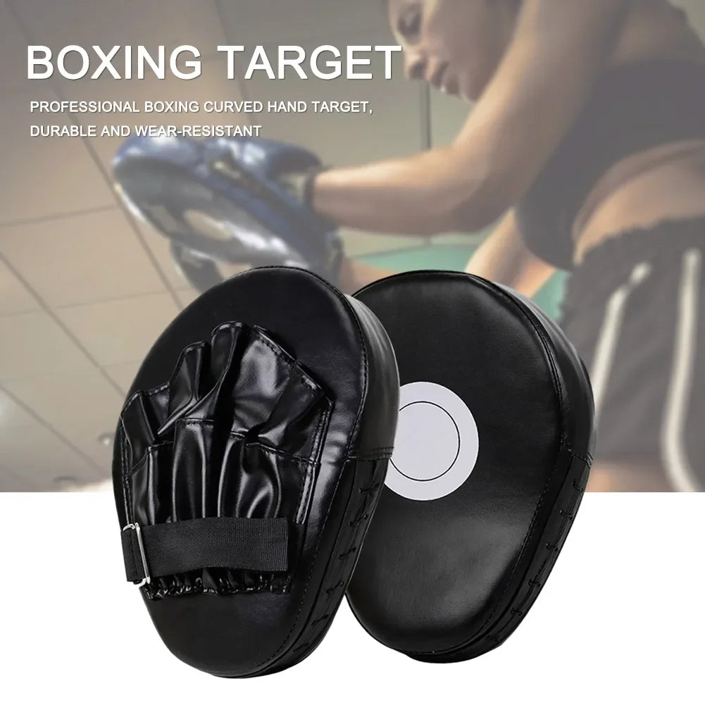 2/1PCS Kick Boxing Gloves Pad Punch Target Bag PU Muay Thai Free Fight Sanda Training Adults Kids Boxing Training Gloves