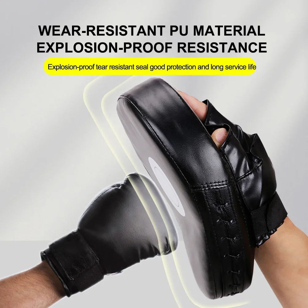 2/1PCS Kick Boxing Gloves Pad Punch Target Bag PU Muay Thai Free Fight Sanda Training Adults Kids Boxing Training Gloves