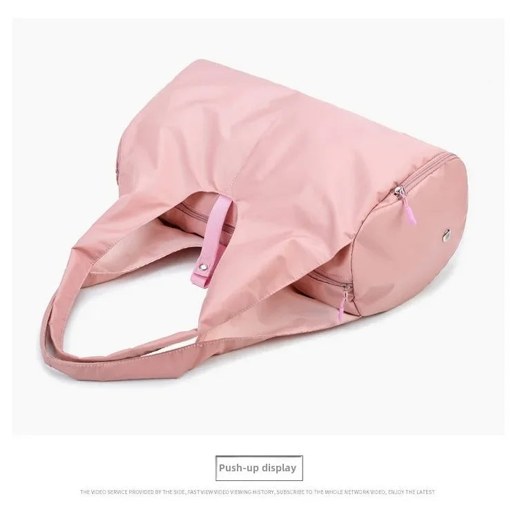 Yoga Mat Bag Dry Wet Separation Sports Shoulder Handbags Women Gym Fitness Training Sac De Sport Swimming Travel Duffle Bags