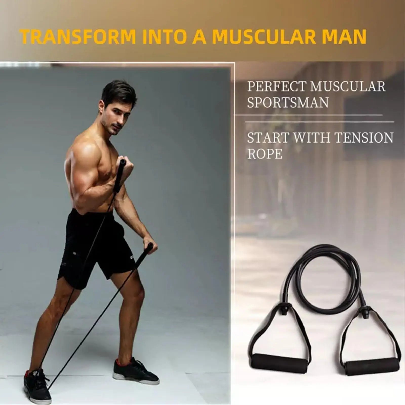 5 Levels Resistance Bands With Handles Yoga Pull Rope Elastic Fitness Exercise Tube Band For Home Workouts Strength Training New