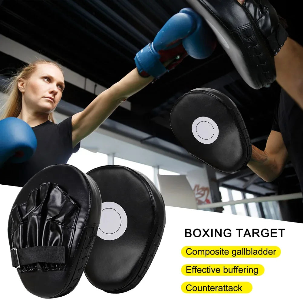Kick Boxing Gloves Pad PU Leather Punch Target Bag for Adults Kids MMA Karate Muay Thai Free Fight Sanda Training Equipment