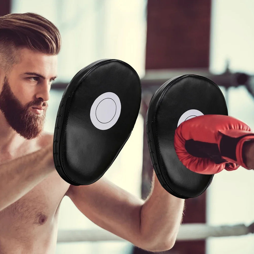 Kick Boxing Gloves Pad PU Leather Punch Target Bag for Adults Kids MMA Karate Muay Thai Free Fight Sanda Training Equipment