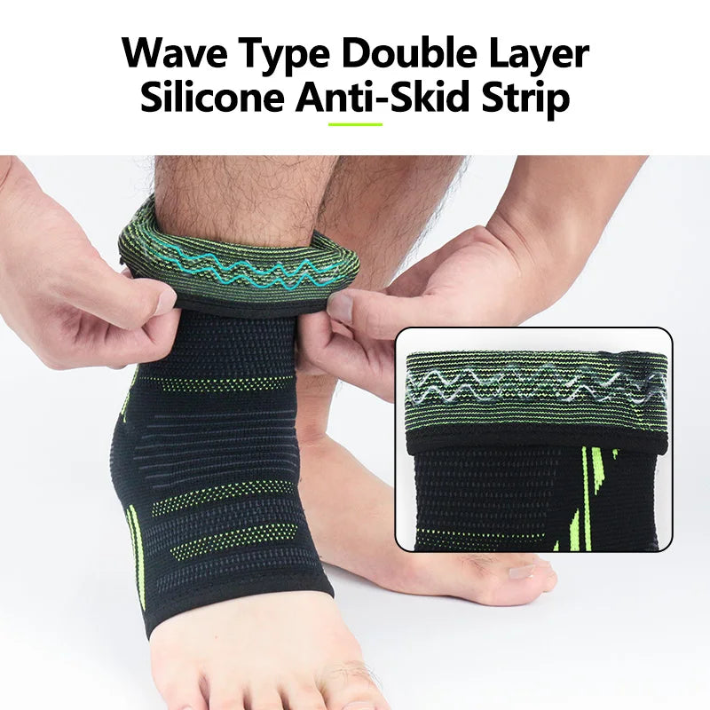 1 PCS Protective Football Ankle Support Basketball Ankle Brace Compression Nylon Strap Belt Protector