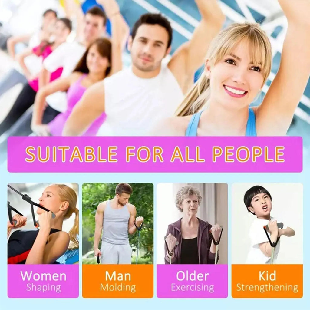5 Levels Resistance Bands With Handles Yoga Pull Rope Elastic Fitness Exercise Tube Band For Home Workouts Strength Training New