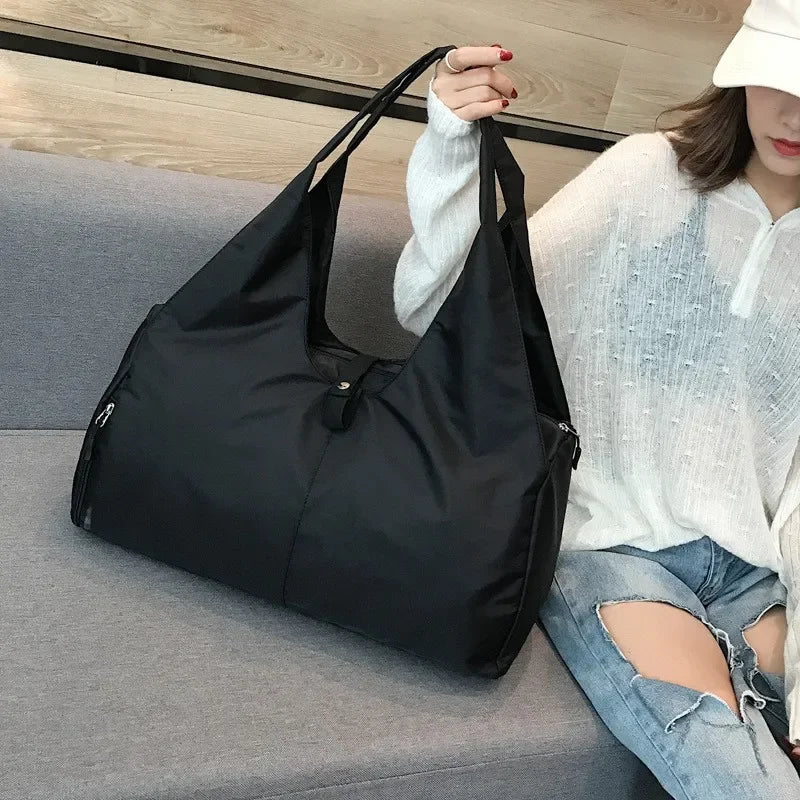 Yoga Mat Bag Dry Wet Separation Sports Shoulder Handbags Women Gym Fitness Training Sac De Sport Swimming Travel Duffle Bags