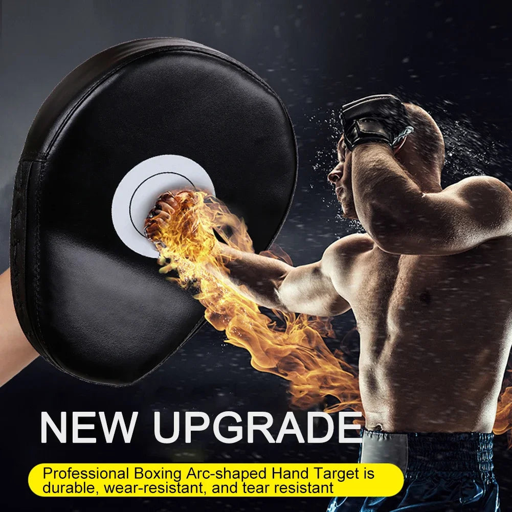 2/1PCS Kick Boxing Gloves Pad Punch Target Bag PU Muay Thai Free Fight Sanda Training Adults Kids Boxing Training Gloves