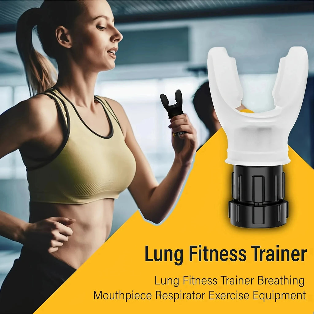 Breathing Trainer Abdominal Respiratory Muscles Portable Lightweight Lung Exerciser Compact Silicone Breathing Exercise Device