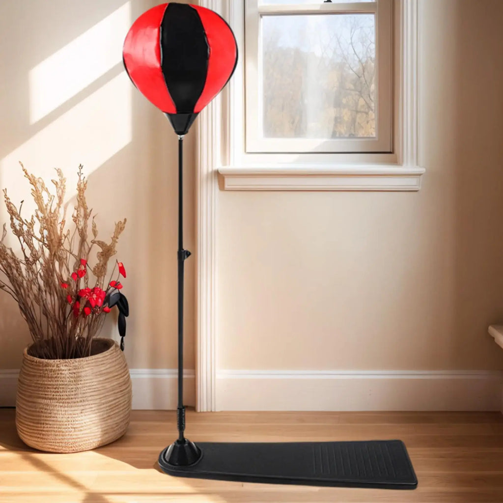 Punching Equipment with Gloves Kids Punching Bag Standing Boxing Ball Set for Home Gym Indoor Stress Relief Fitness Exercise