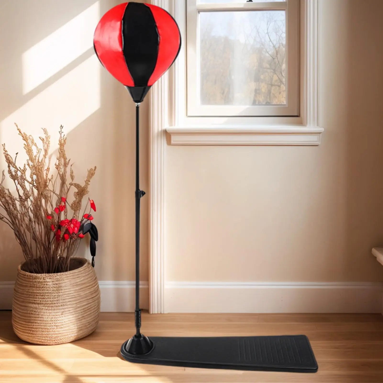 Punching Equipment with Gloves Kids Punching Bag Standing Boxing Ball Set for Home Gym Indoor Stress Relief Fitness Exercise