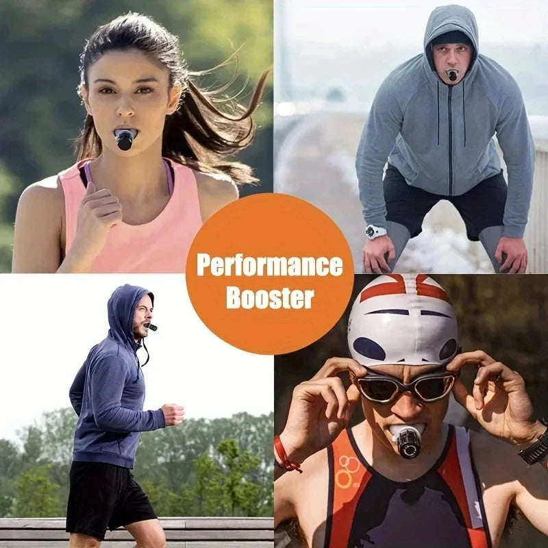 Breathing Trainer Abdominal Respiratory Muscles Portable Lightweight Lung Exerciser Compact Silicone Breathing Exercise Device