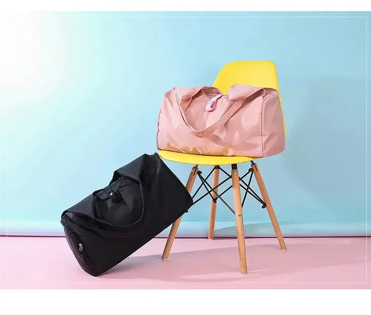 Yoga Mat Bag Dry Wet Separation Sports Shoulder Handbags Women Gym Fitness Training Sac De Sport Swimming Travel Duffle Bags