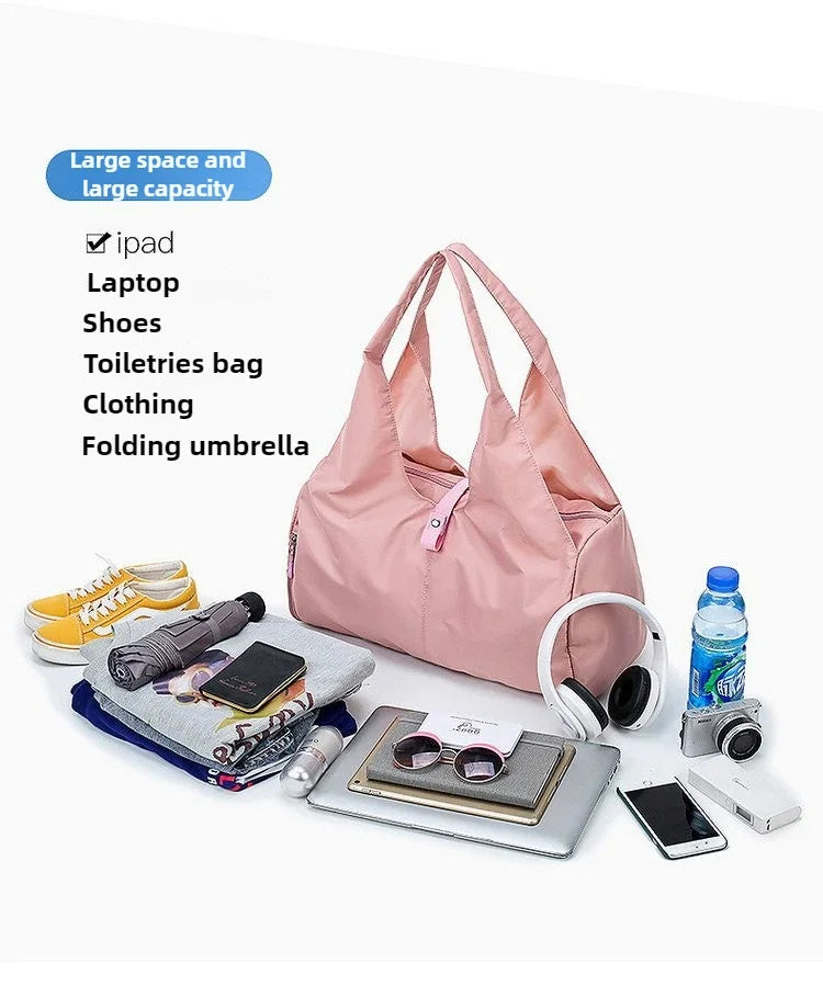 Yoga Mat Bag Dry Wet Separation Sports Shoulder Handbags Women Gym Fitness Training Sac De Sport Swimming Travel Duffle Bags