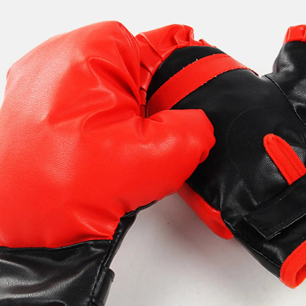 Punching Equipment with Gloves Kids Punching Bag Standing Boxing Ball Set for Home Gym Indoor Stress Relief Fitness Exercise
