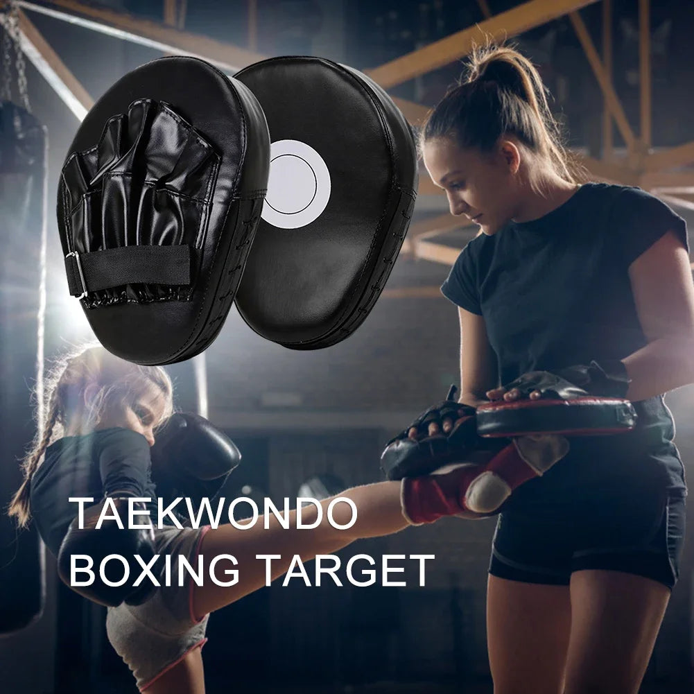 2/1PCS Kick Boxing Gloves Pad Punch Target Bag PU Muay Thai Free Fight Sanda Training Adults Kids Boxing Training Gloves