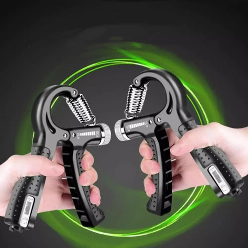 5-100Kg Adjustable Grip Strength Trainer Digital Display Automatic Counting Hand Grip Strengthener Non-Slip Strength Expander