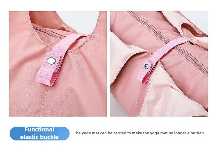 Yoga Mat Bag Dry Wet Separation Sports Shoulder Handbags Women Gym Fitness Training Sac De Sport Swimming Travel Duffle Bags