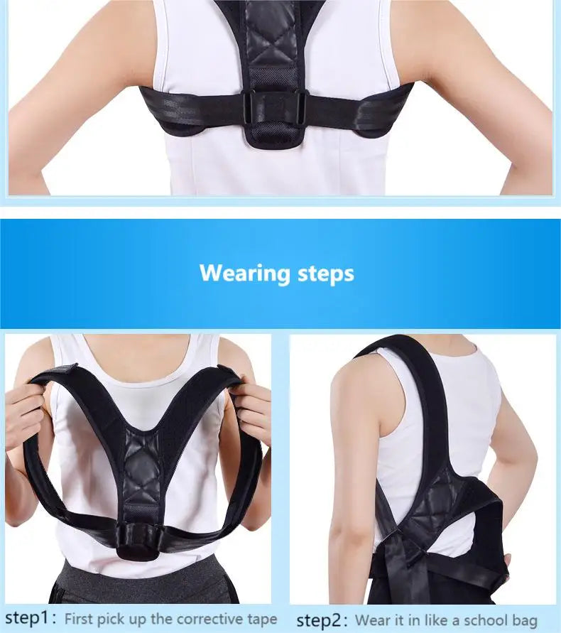 1pc Posture Corrector for Hunchback, Back Support Brace To Improve Sitting Posture, Breathable Unisex Body Shaping Belt