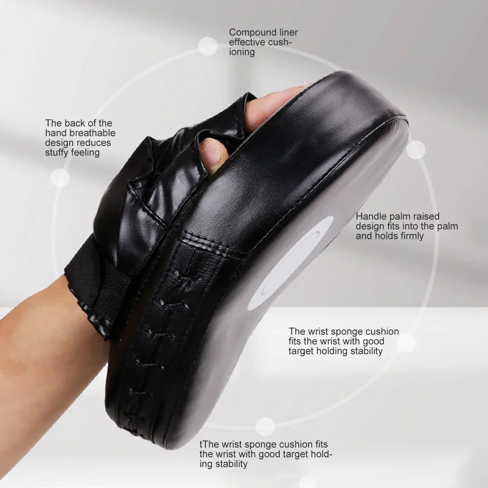 2/1PCS Kick Boxing Gloves Pad Punch Target Bag PU Muay Thai Free Fight Sanda Training Adults Kids Boxing Training Gloves