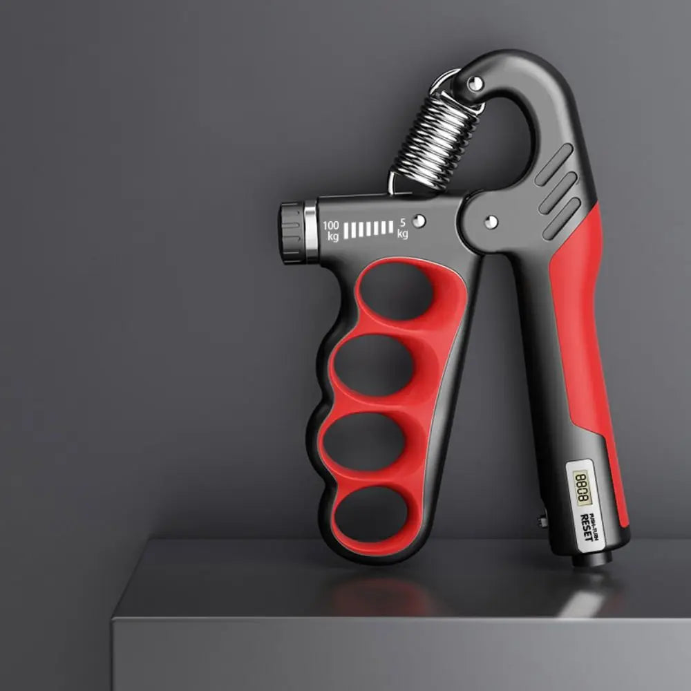 5-100Kg Adjustable Grip Strength Trainer Digital Display Automatic Counting Hand Grip Strengthener Non-Slip Strength Expander